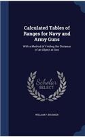 Calculated Tables of Ranges for Navy and Army Guns