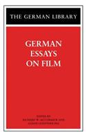 German Essays on Film