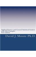 Applied Finance and General Statistical Analysis