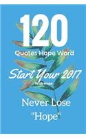 120 Quotes Hope Word Start Your 2017 with Hope Never Lose "Hope": 120 Quotes Hope Word