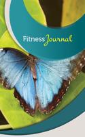 Fitness Journal: 50 Pages, 5.5 X 8.5 Beautiful Blue Butterfly