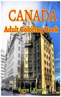 Canada Coloring Book for Adults Relaxation Meditation Blessing: Sketches Coloring Book