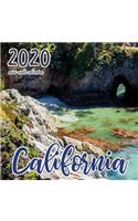 California 2020 Mini Wall Calendar