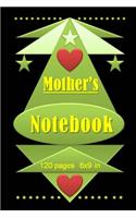 Mother's Notebook 120 page 6x9 inch
