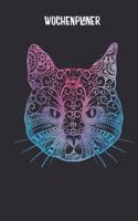 Wochenplaner mit Mandala Katze: Terminplaner I DIN A5 I 120 Seiten I universaler Wochenkalender I Organizer I Kalender(1 Mandala Wochenplaner)