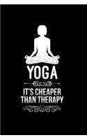 Yoga is cheaper than therapy