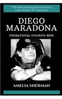 Diego Maradona Inspirational Coloring Book