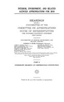Interior, environment, and related agencies appropriations for 2010