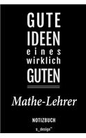 Notizbuch für Mathe-Lehrer
