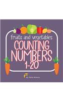 Fruits and Vegetables Counting Numbers 1-20