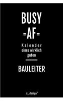 Kalender für Bauleiter