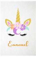 Emanuel A5 Lined Notebook 110 Pages