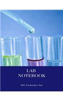 Lab Notebook 100 Carbonless Set: For Students, Chemistry
