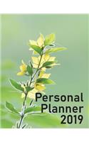 Personal Planner 2019: Organize, Plan, and Document Everything Easily - All Year Long With This Full Size (8.5 x 11 Inches) 2019 Notebook - Yellow Flowers
