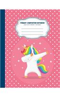 Primary Composition Notebook: Unicorn Gifts for Girls Kindergarten Writing Notebook K-2 Handwriting Kids Journal Education School Teacher Supplies 8.5x11 Inches 110 Pages(3 Handwriting for Kindergarten)