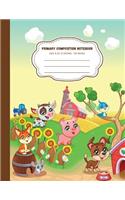 Primary Composition Notebook: Kindergarten Handwriting for Kids Journal Writing Notebook K-2 Early Childhood Education School Teacher Supplies 8.5x11 Inches 110 Pages Funny Anima(2 Back to School Supplies)