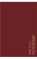 Wide Ruled Notebook: 6x9 Journal / Diary / College Ruled Notebook / Wide Lined Notebook / Keepsake Book / Back to School Supplies, Office Supplies, College, Student, Art(Wide Ruled Notebooks & Journals)