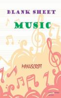 Blank Sheet Music Manuscrip