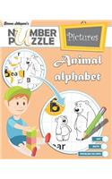 Animal Alphabet Number Puzzle Pictures