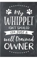 My Whippet Isn't Spoiled I'm Just a Well Trained Owner