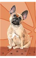 Journal Notebook For Dog Lovers, French Bulldog Sitting Pretty 7: 162 Lined and Numbered Pages With Index For Journaling, Writing, Planning and Doodling, For Women, Men, Kids, Easy To Carry Size.(27 Wagworthy Lined Series 2)
