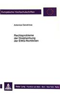 Rechtsprobleme Der Direktwirkung Der Ewg-Richtlinien: Unter Besonderer Beruecksichtigung Der Rechtslage in Griechenland(841 Europaeische Hochschulschriften Recht)