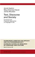 Text, Discourse and Society