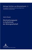 Gleichstellungsquote Im Aufsichtsrat Der Aktiengesellschaft