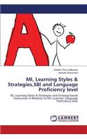 MI, Learning Styles & Strategies, SBI and Language Proficiency level