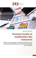 Finances Locales Et Mobilisation Des Ressources