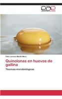 Quinolonas en huevos de gallina