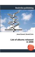 List of Albums Released in 2008: (English)
