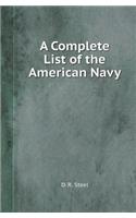 A Complete List of the American Navy
