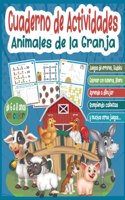 Cuaderno de actividades Animales de la Granja / 6 a 8 años En Color: Libros de juegos educativos y divertidos para estimular el aprendizaje, la lógica y la concentración de los niños: Diferencias, Sudoku, Binero, Puzz