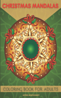 Christmas Mandalas Coloring Book For Adults