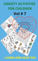 Variety Activities for Children Vol. 7
