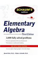 Schaum's Outline of Elementary Algebra, 3ed