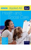 Applied AS Health & Social Care Student Book for OCR