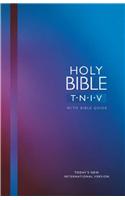 TNIV Popular with Bible Guide, Blue Hardback
