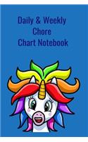 Daily & Weekly Chore Chart Notebook