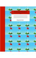 Wide Ruled Notebook Golf Composition Book