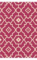 Morrocan Design College Ruled Notebook