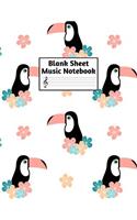 Blank Sheet Music Notebook: Easy Blank Staff Manuscript Book Large 8.5 X 11 Inches Musician Paper Wide 12 Staves Per Page for Piano, Flute, Violin, Guitar, Trumpet, Drums, Cell