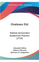 Orationes Xiii