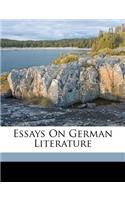 Essays on German Literature