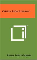 Citizen From Lebanon