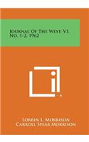 Journal of the West, V1, No. 1-2, 1962