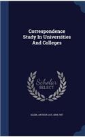 Correspondence Study In Universities And Colleges