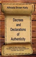 Decrees and Declarations of Authenticity: (English)