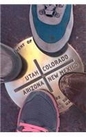 Four Corners Monument (Utah, Colorado, Arizona, New Mexico) Journal: 150 page lined notebook/diary